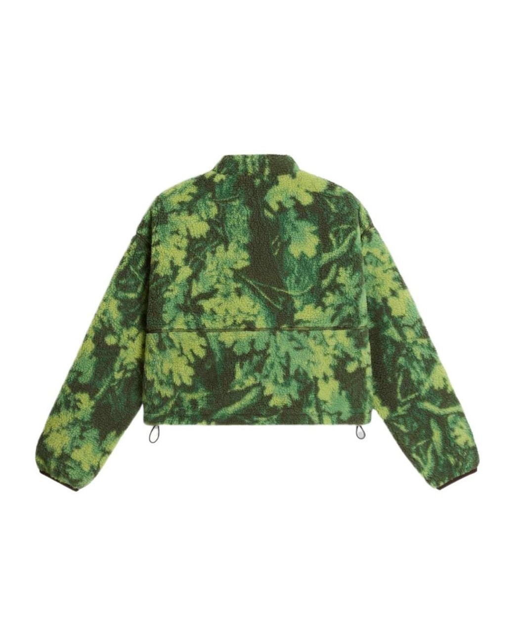 The North Face Green Cropped Fleece Jacket
