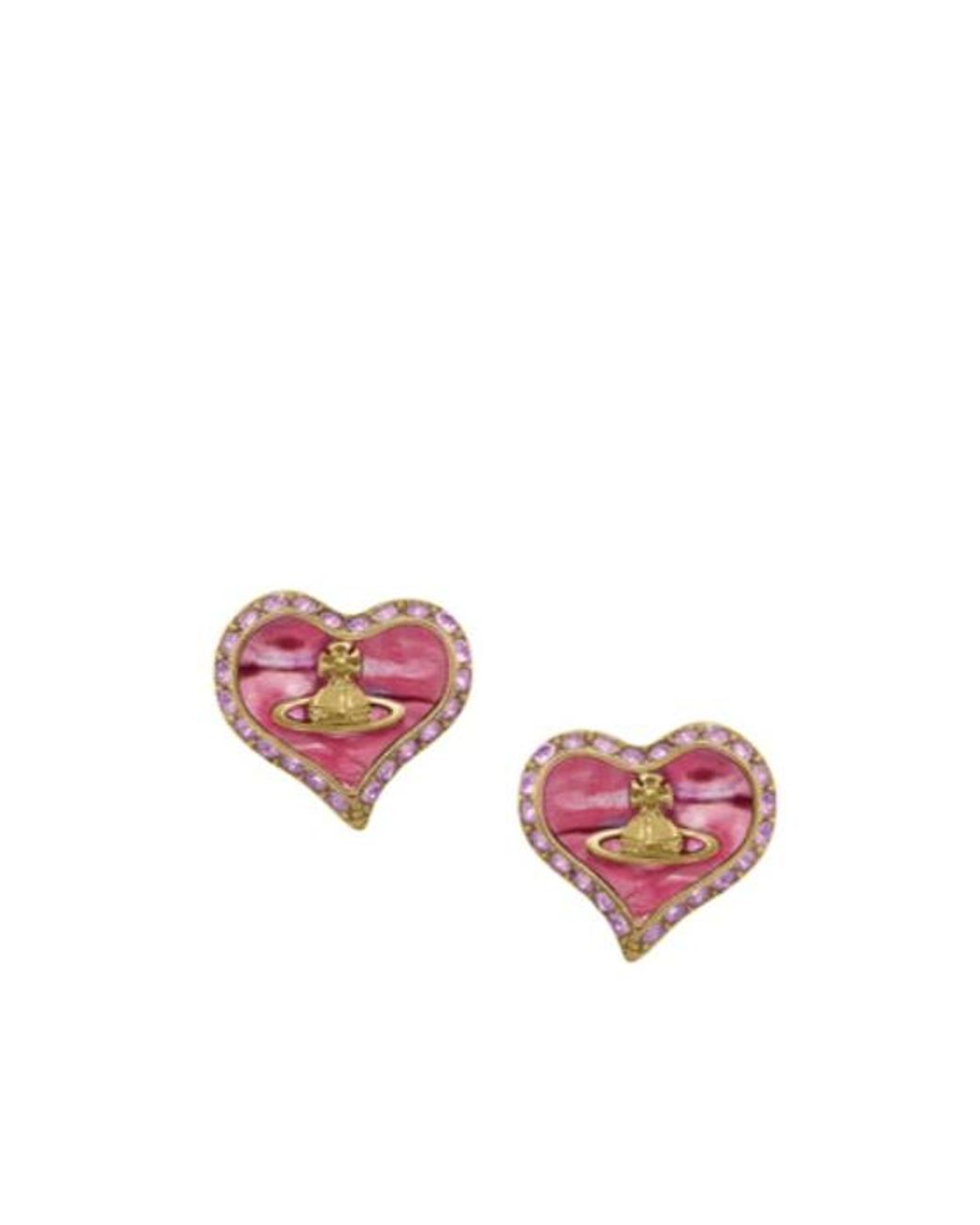 Vivienne Westwood Pink Petra Earrings