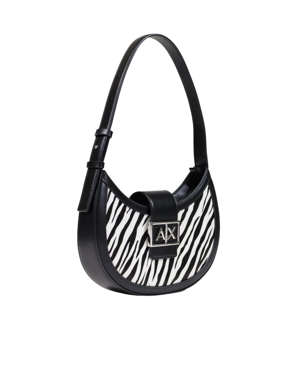 ARMANI EXCHANGE White Hobo Shoulder Bag