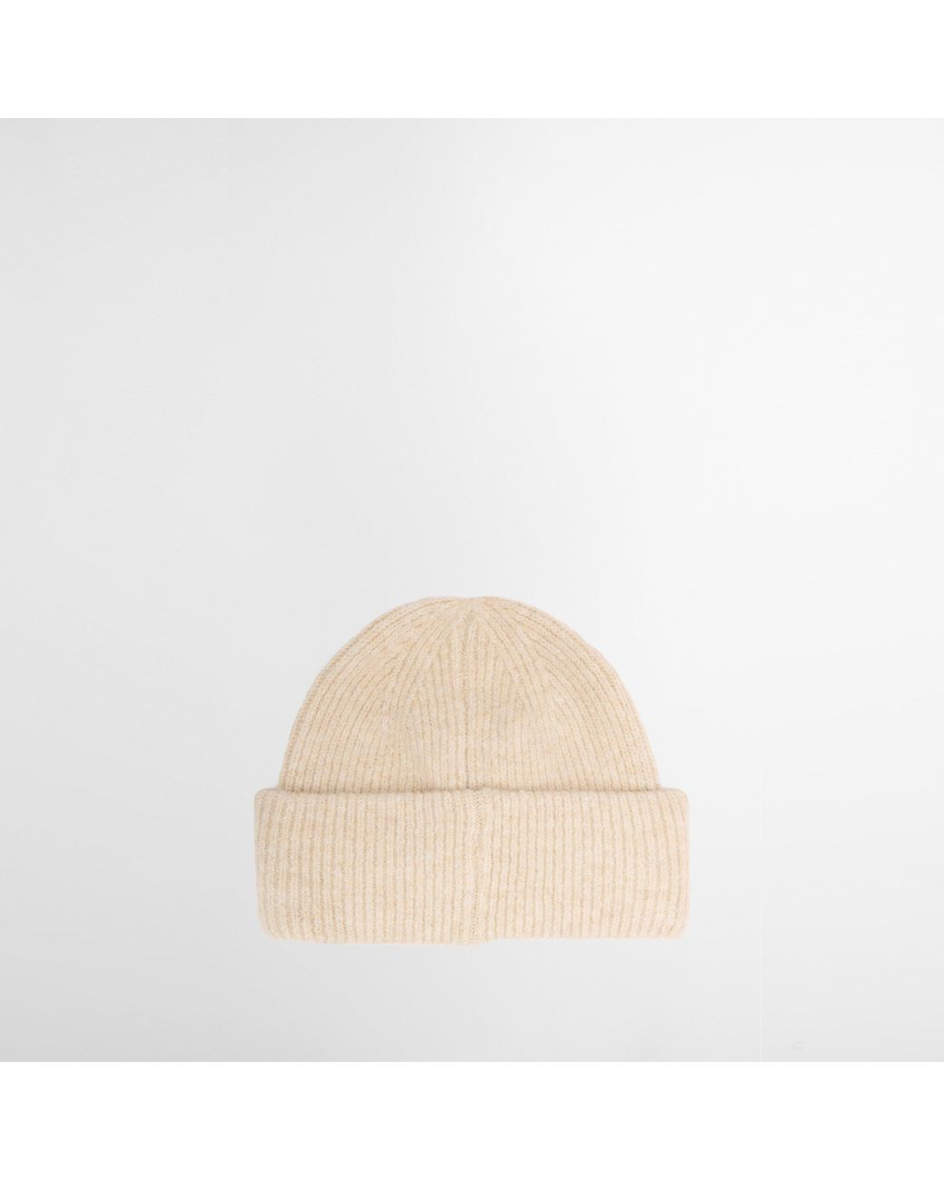 Barbour Natural Ribbed Knit Beanie