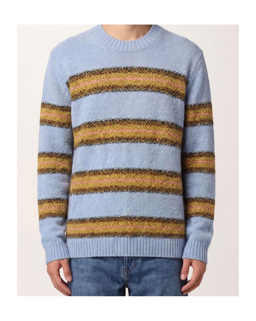 Dries Van Noten Gray Crew-Neck Sweater for men