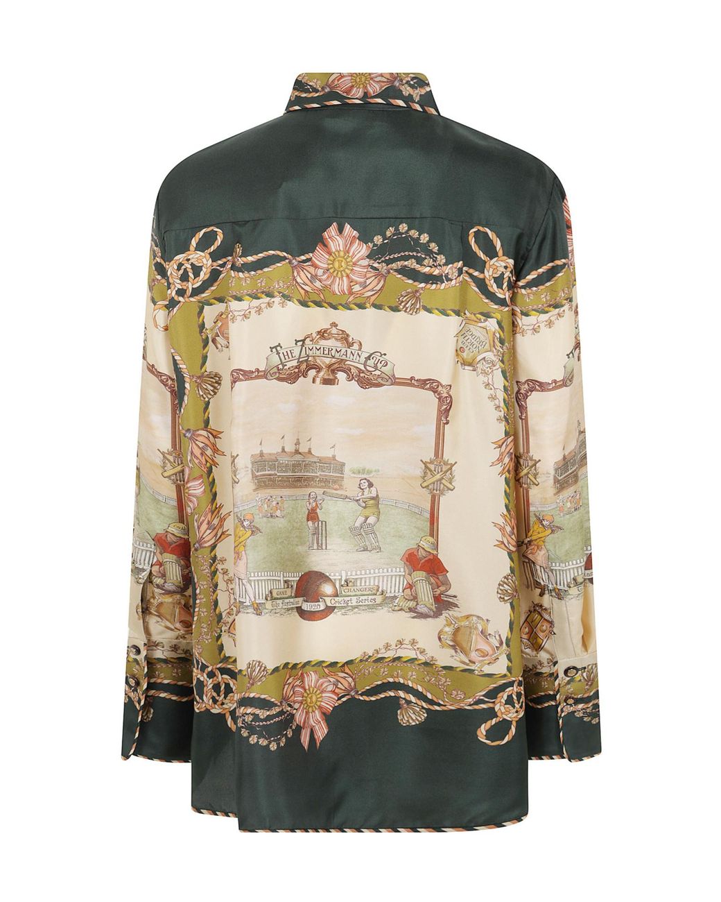 Zimmermann Green Valiant Twill Shirt