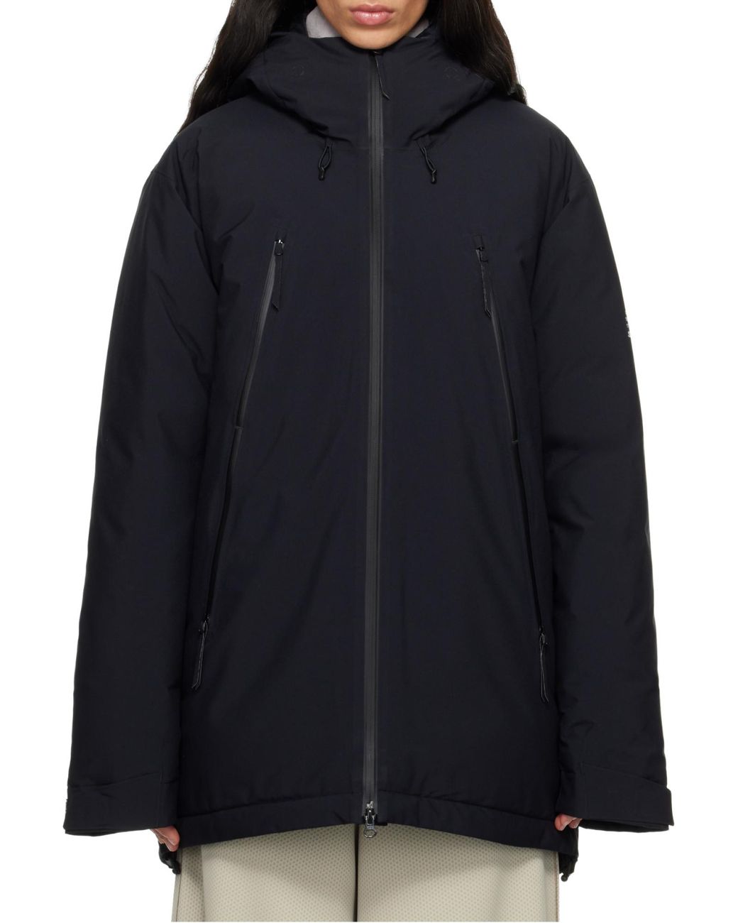MM6 MAISON MARGIELA X SALOMON Blue Zipped Drawstring Jacket