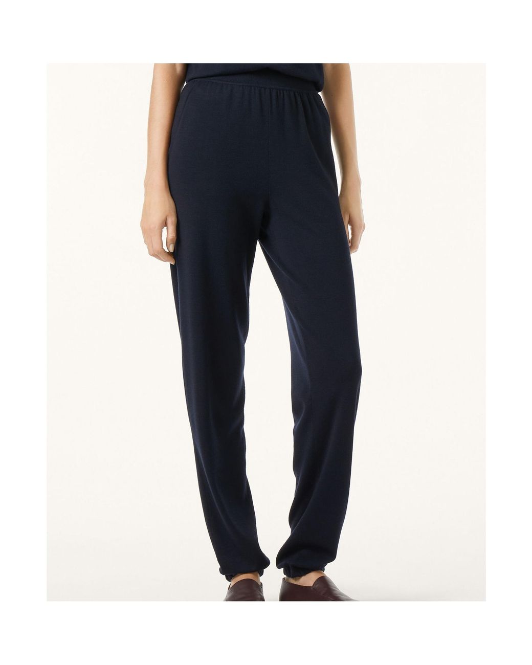 Loro Piana Blue Wool Blend Casual Pants