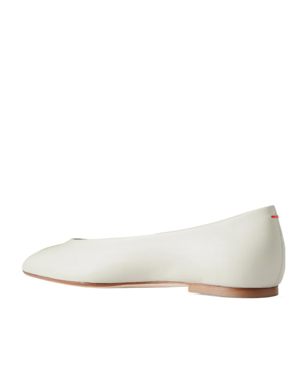 Aeyde Natural Leather Ballet Flats