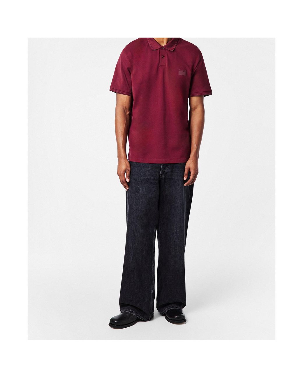 Boss Red Logo Short-Sleeve Polo Shirt for men