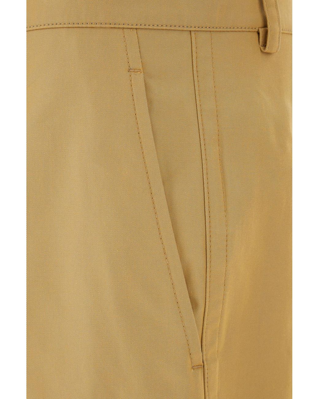Burberry Natural Buckle-Detailed Straight-Leg Trousers for men