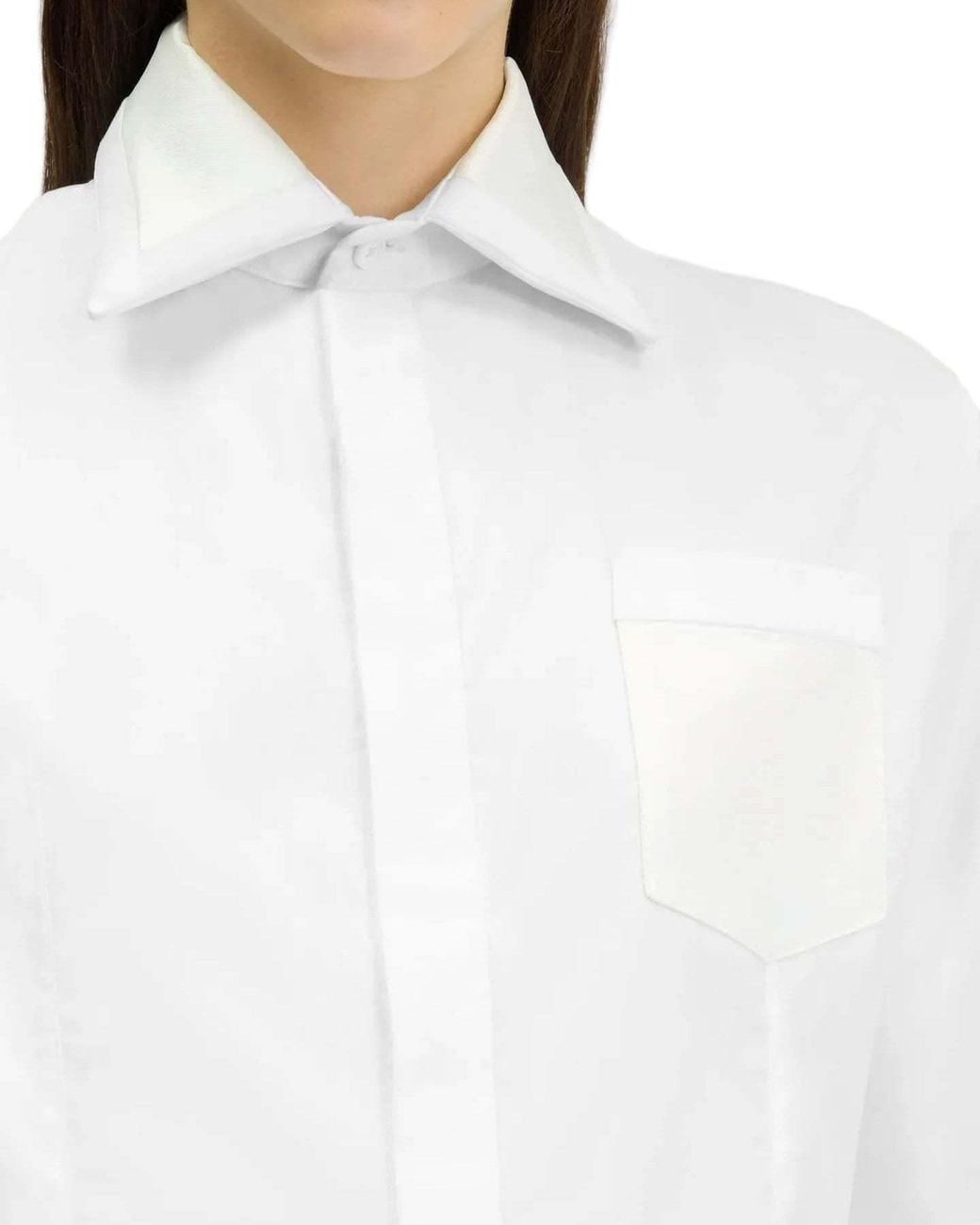 Jean Paul Gaultier White Long-Sleeved Shirt