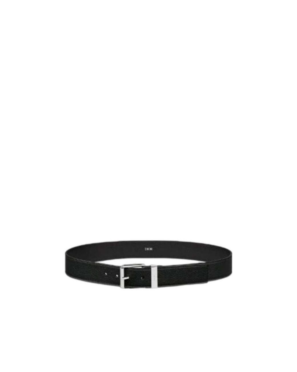 Dior White Homme Logo Printed Buckled Belt for men
