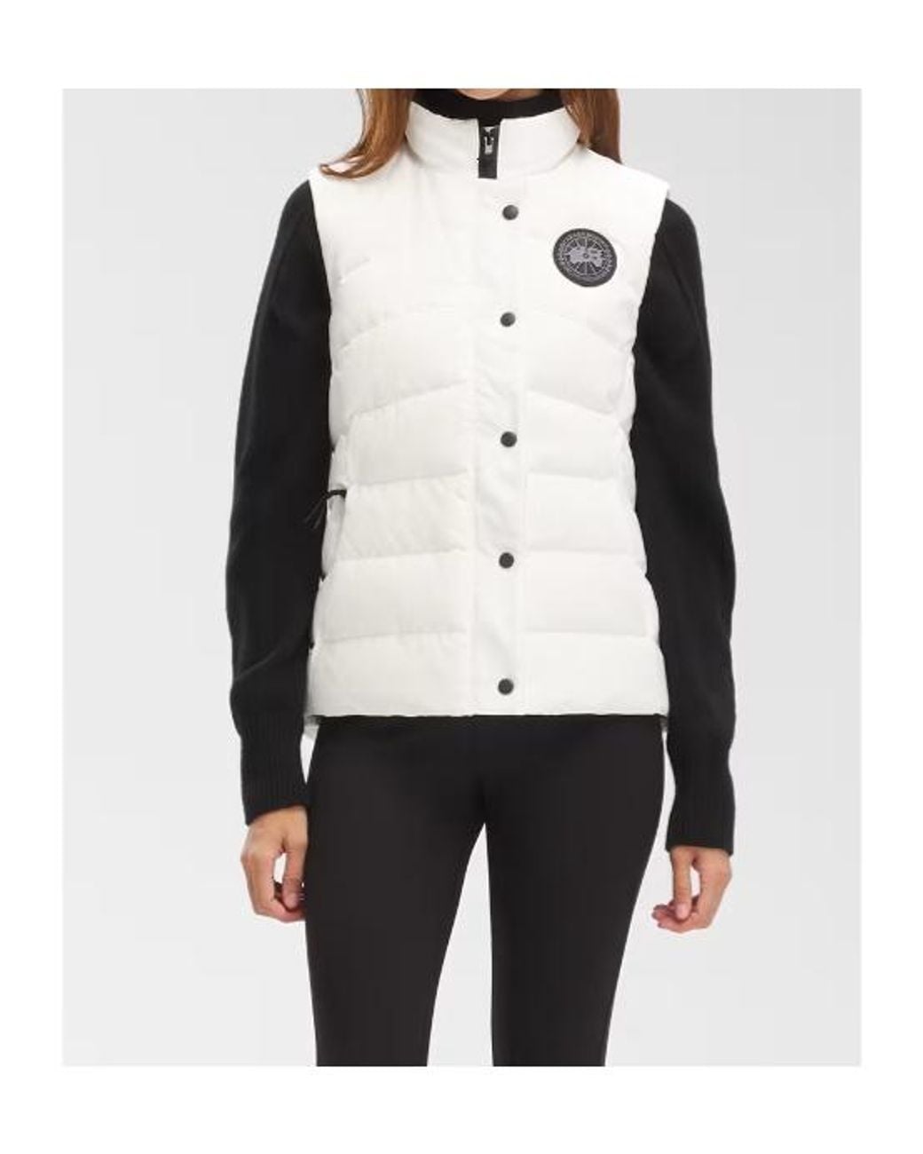 Canada Goose White Freestyle Vest