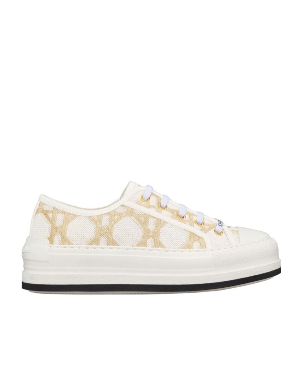 Dior White Christian Walkn Platform Sneakers