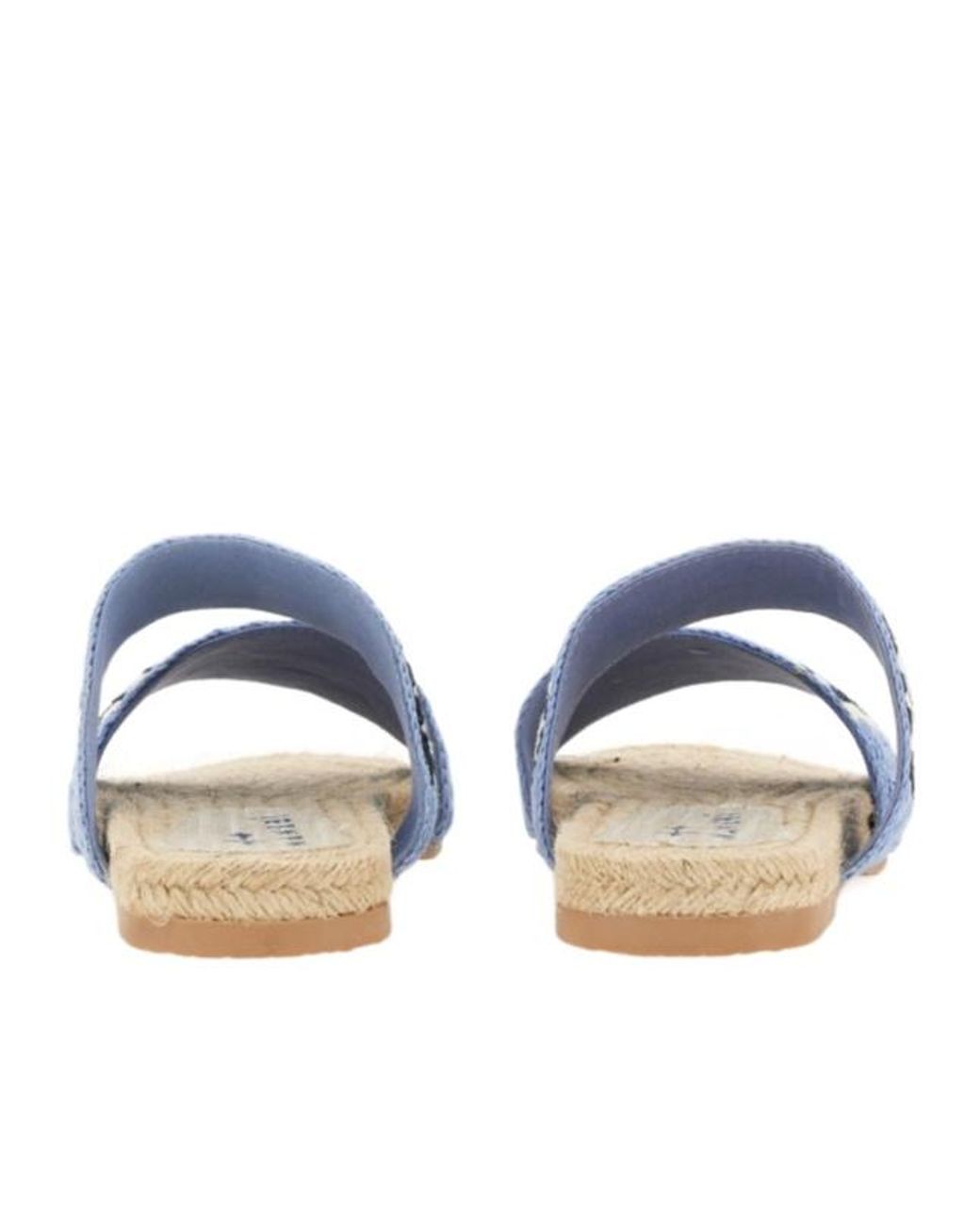 Manebí Blue Manebí Jute Sandal Flat Shoes