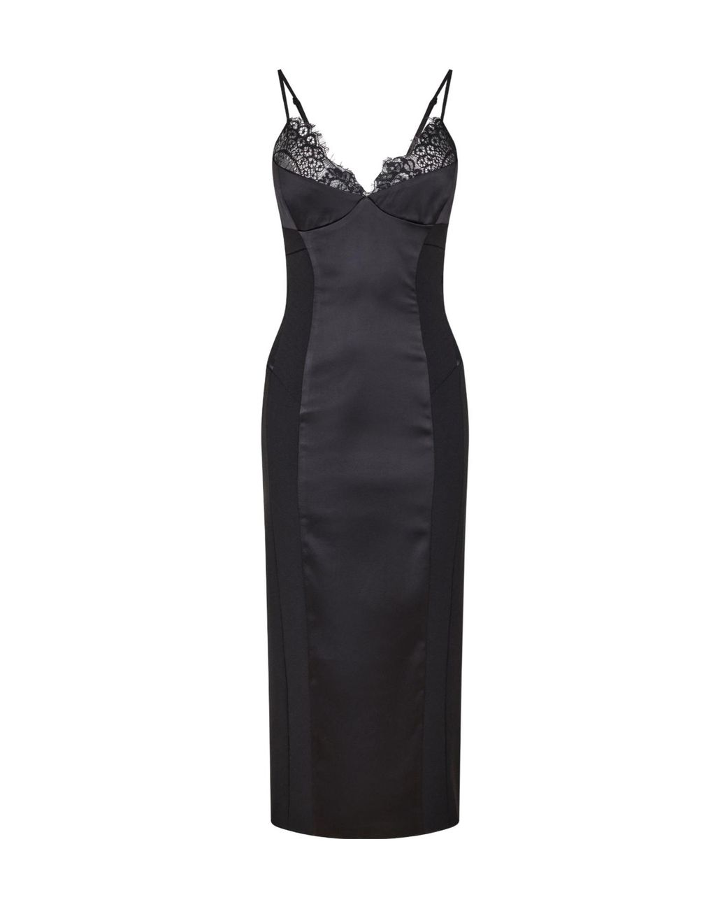 Isabel Marant Black Katana Structured Bodycon Dress