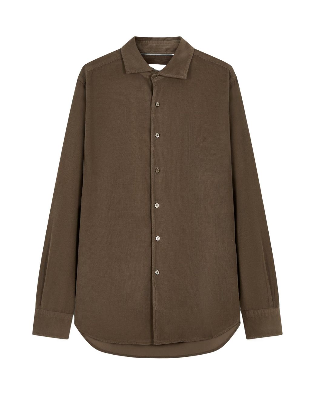 Canali Brown Long-Sleeved Shirt for men