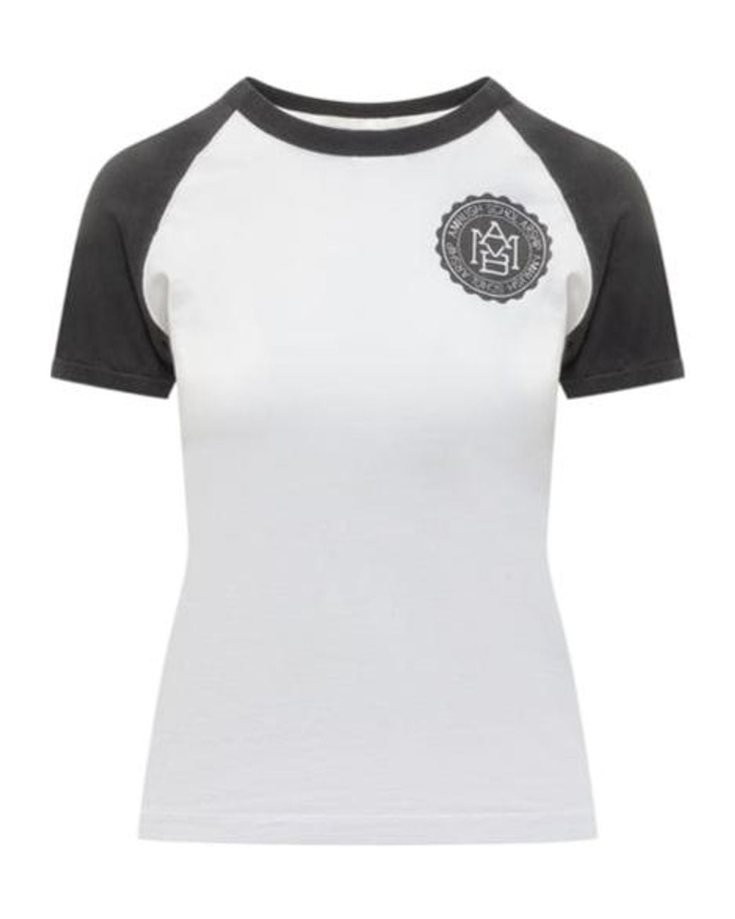 Ambush White Logo Printed Crewneck T-Shirt