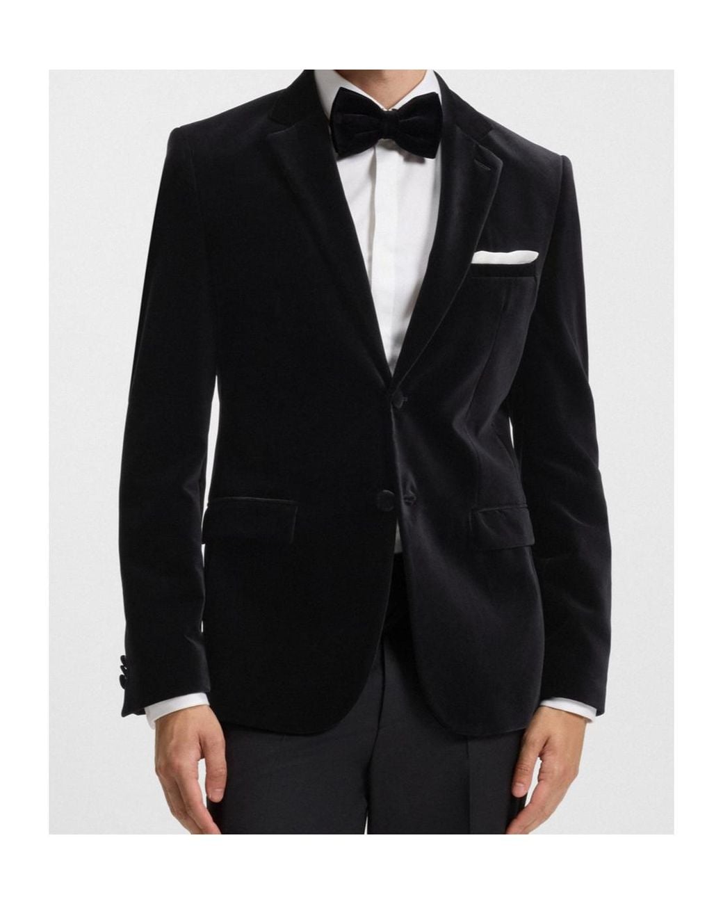 Boss Blue Single Breasted Blazer for men