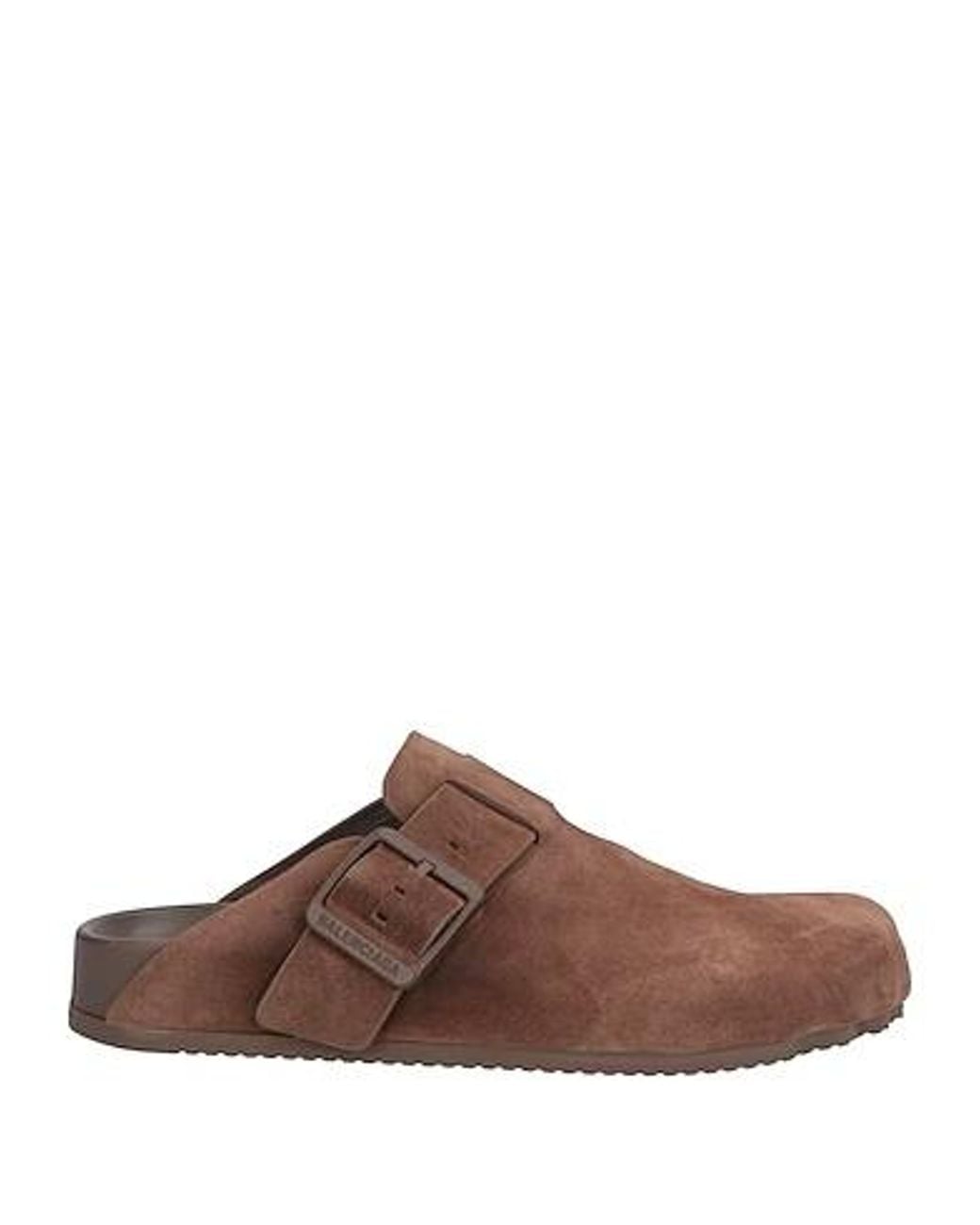 Balenciaga Brown Suede Mules
