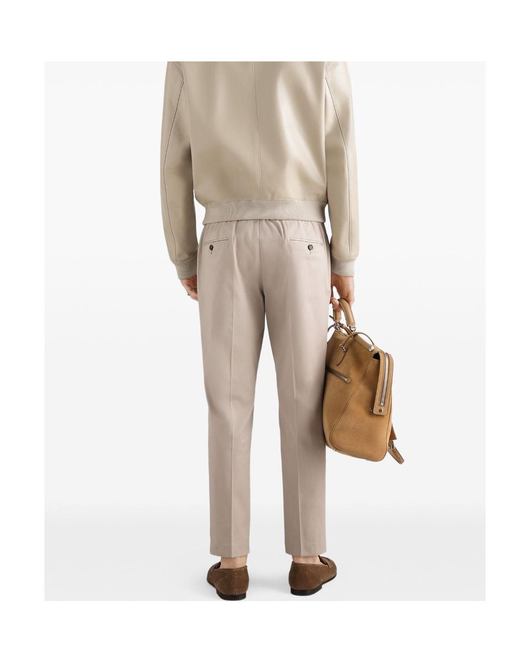 Dolce & Gabbana Natural Cotton Trousers for men