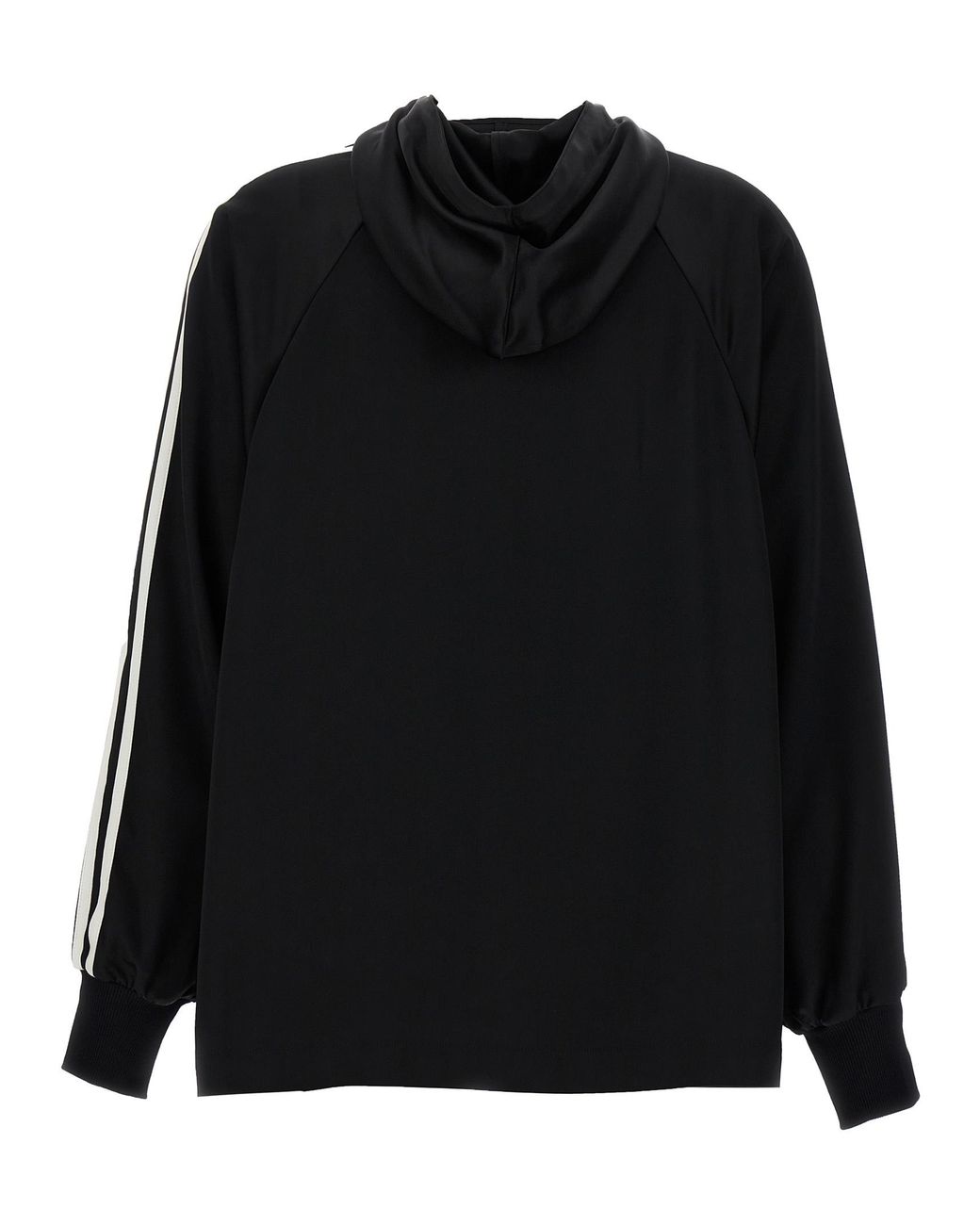 Y-3 Black Stripe Detailed Zip-Up Jacket