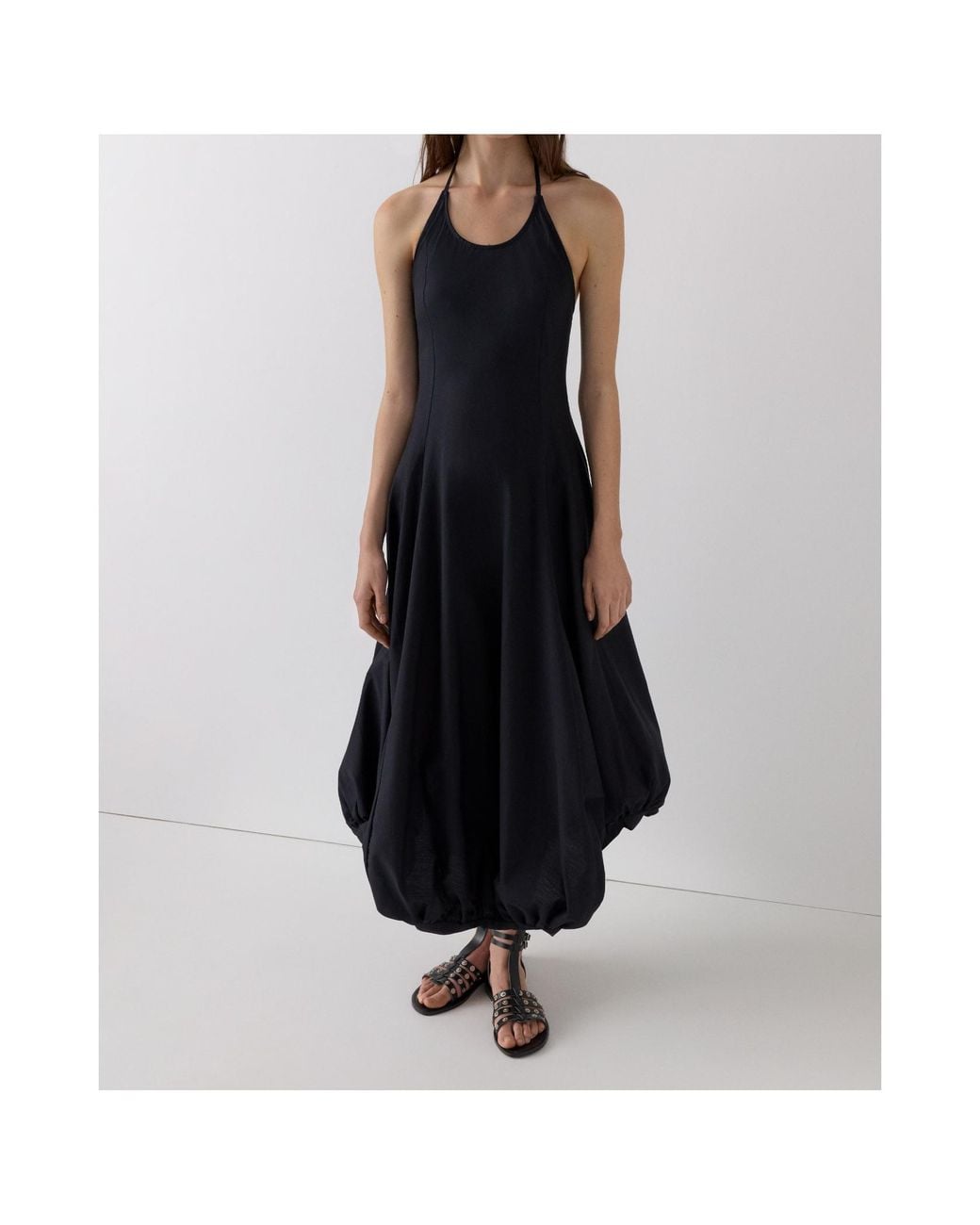 GIMAGUAS Black Samba Midi Dress