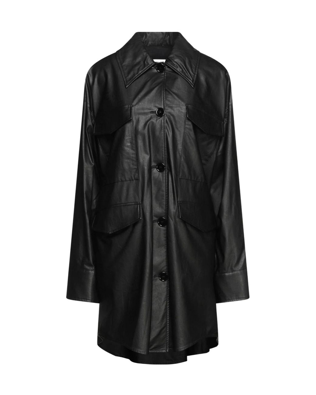 MM6 by Maison Margiela Black Full-Length Jackets