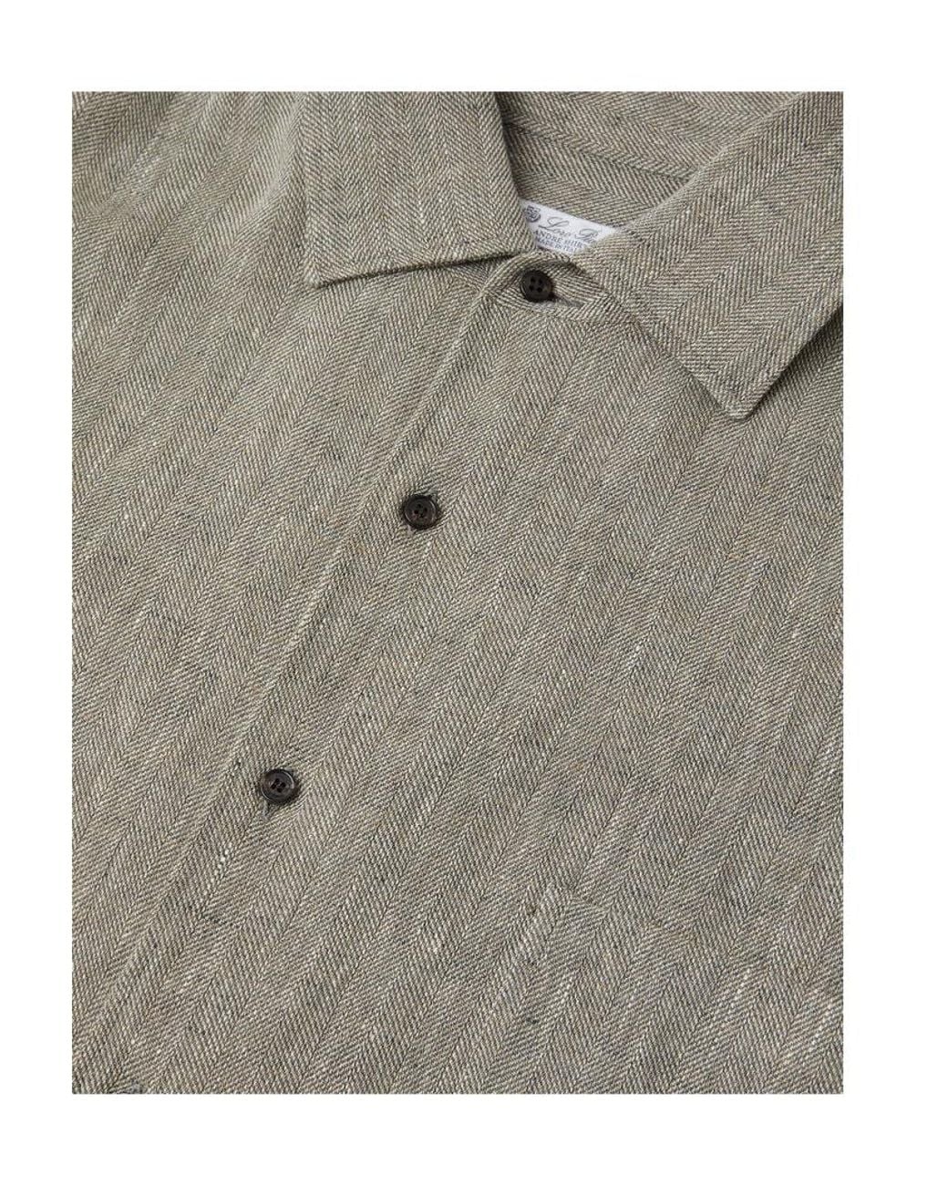 Loro Piana Gray André Shirt for men