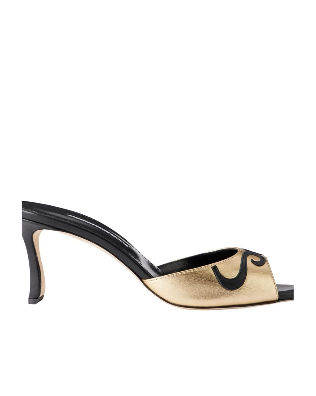 Manolo Blahnik Natural Minimalist High Heels