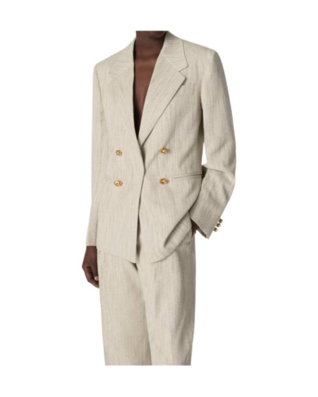 Bottega Veneta Natural Regular Fit Jacket