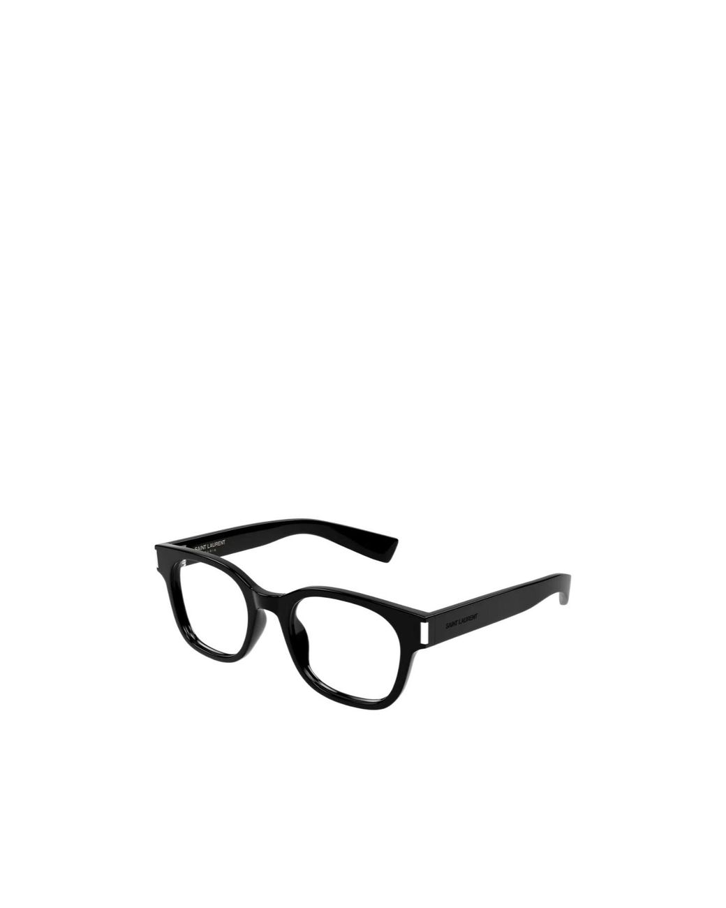 Saint Laurent White Eyewear Square Frame Glasses