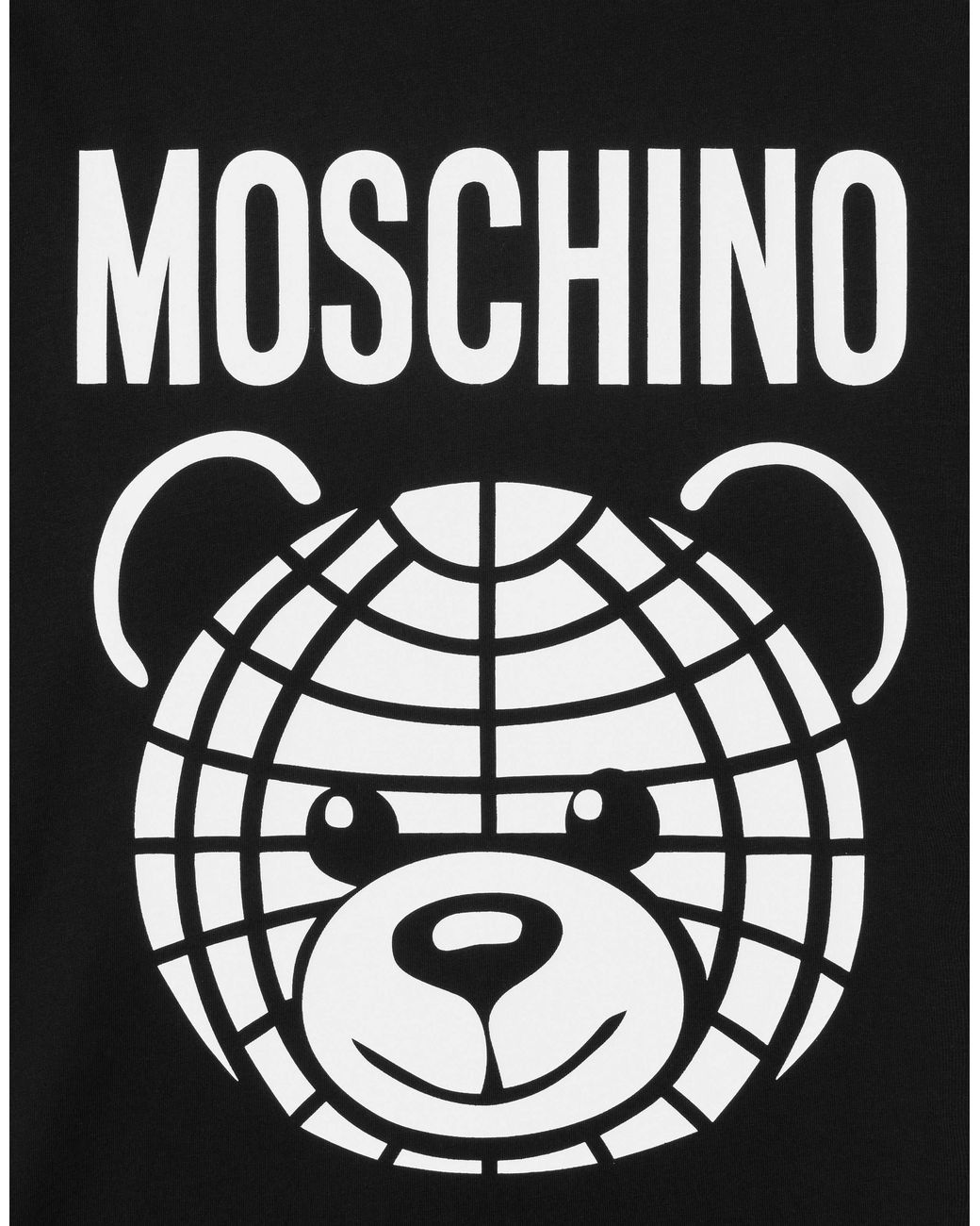 Moschino Black Logo Round-Necked T-Shirt