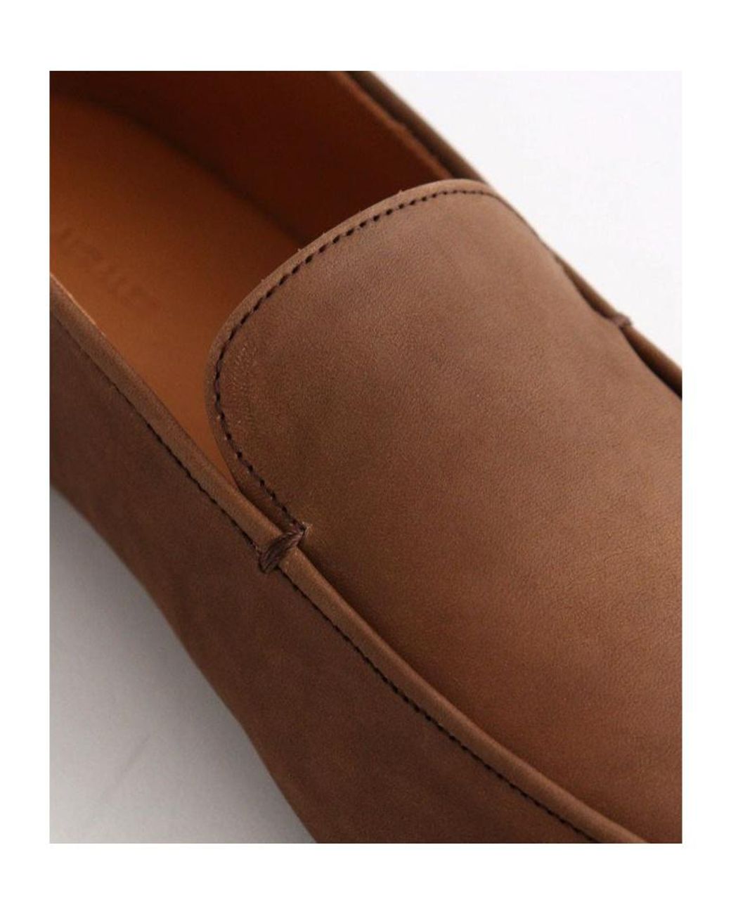 Auralee Brown Flat Loafers for men