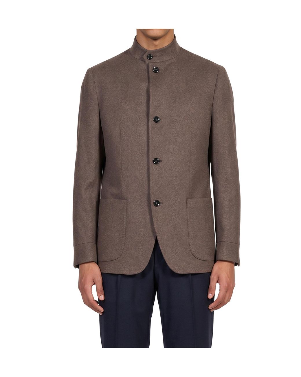 Lardini Brown Single Breasted Tailored Jacket for men
