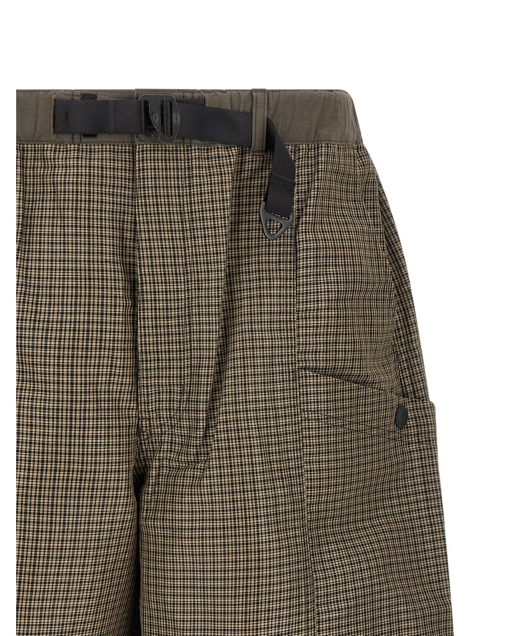 Comme des Garçons Green Vichy Bermuda Shorts for men