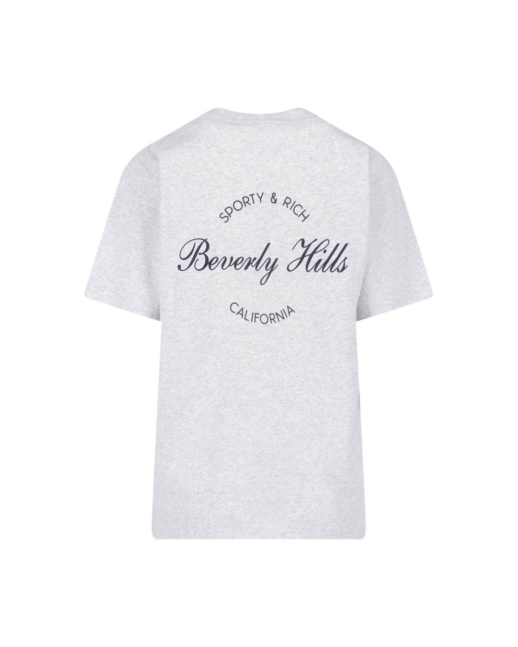 Sporty & Rich White Short-Sleeved T-Shirt