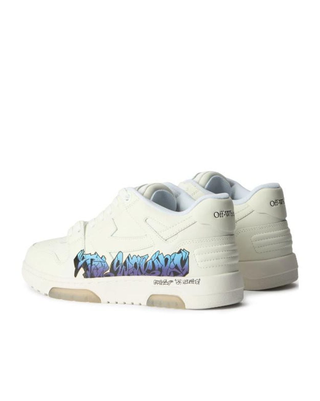 Off-White c/o Virgil Abloh Blue Out Of Office For Walking Artwork Sneakers