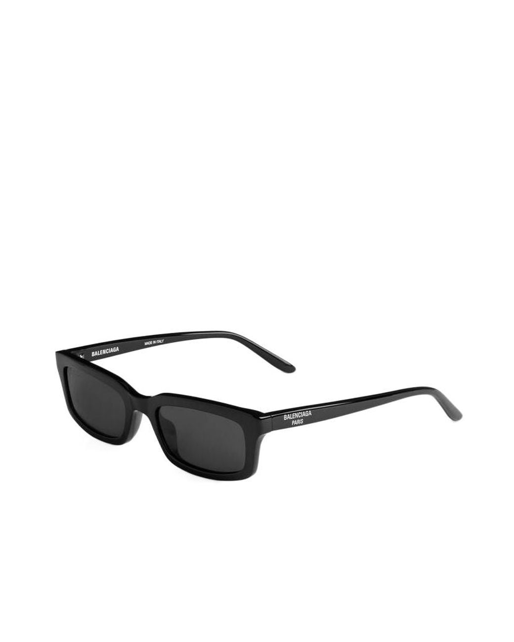 Balenciaga White Daily Rectangle Sunglasses for men