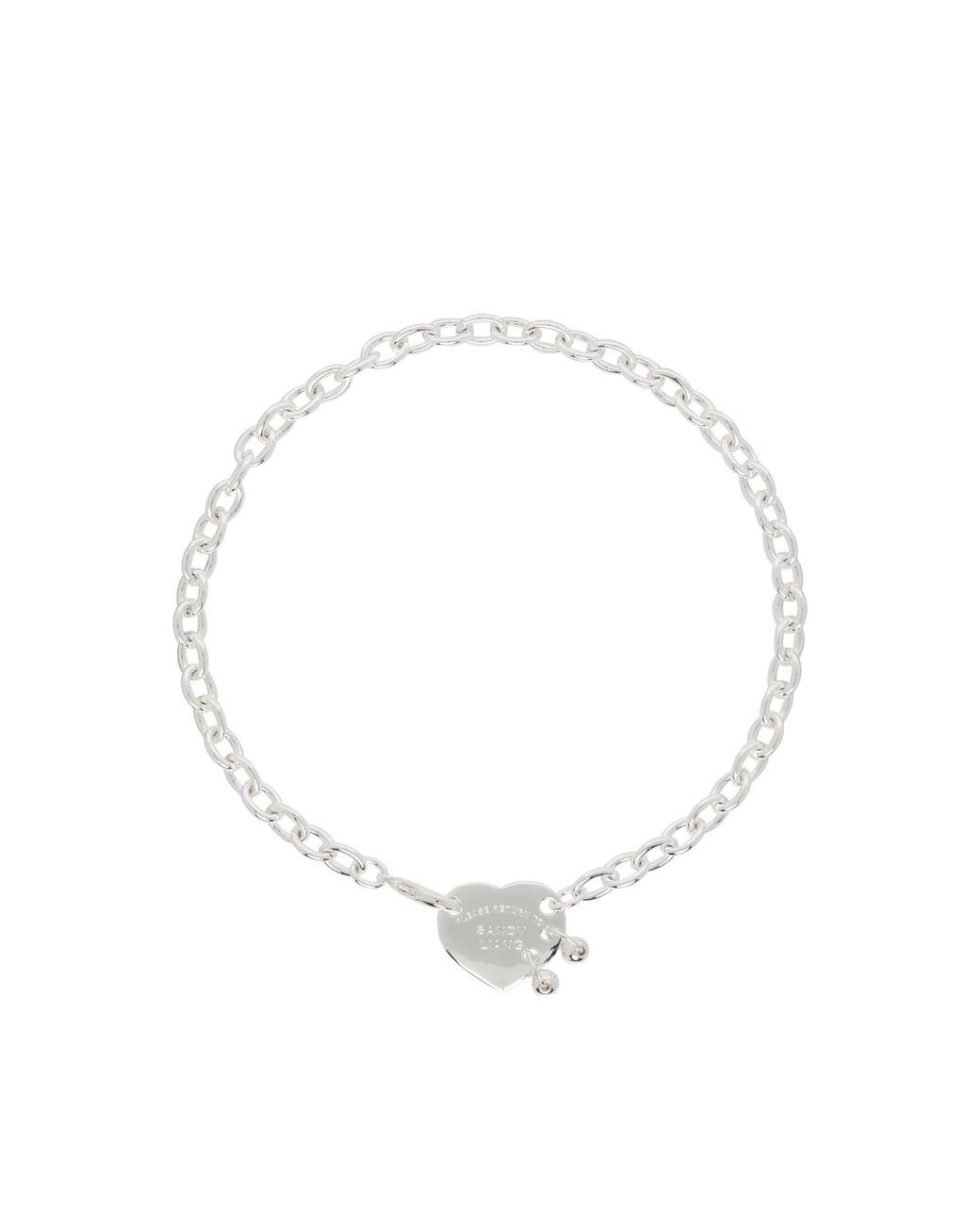 Sandy Liang White Return To Necklace
