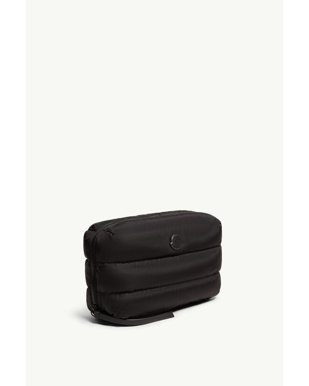 Moncler Black Logo Patch Paddec Wallets for men