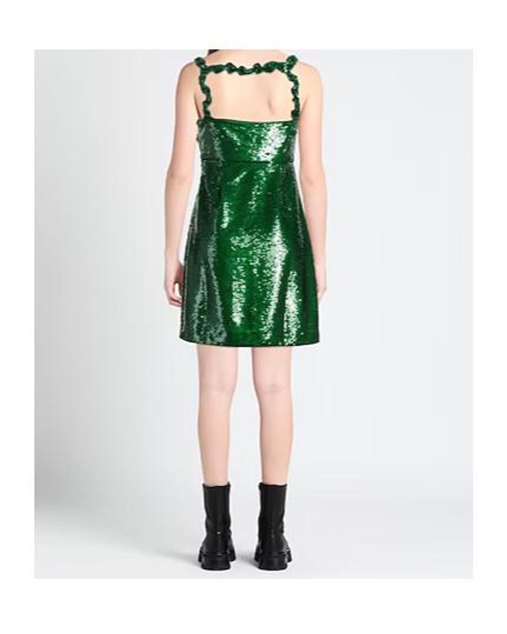 Ganni Green Short Dresses