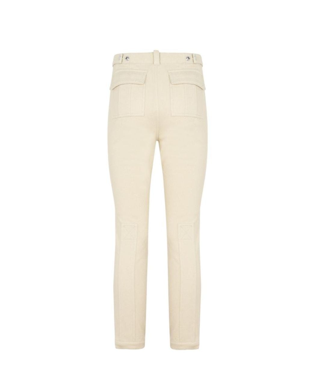 Acne Natural Slim-Fit Casual Pants