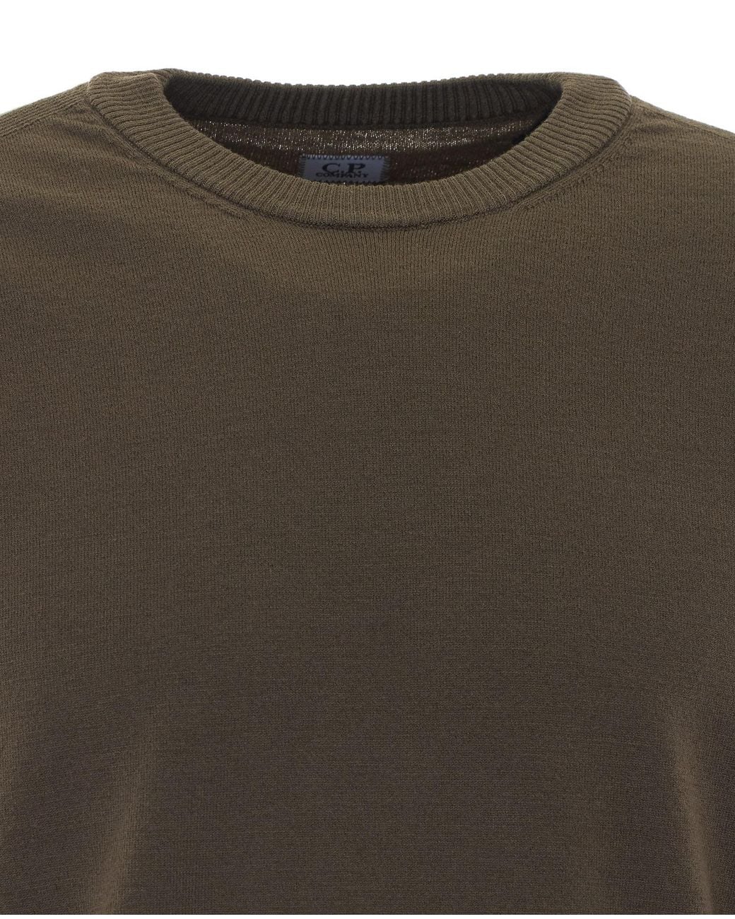 C P Company Green Lens Pocket Knitted Sweater for men