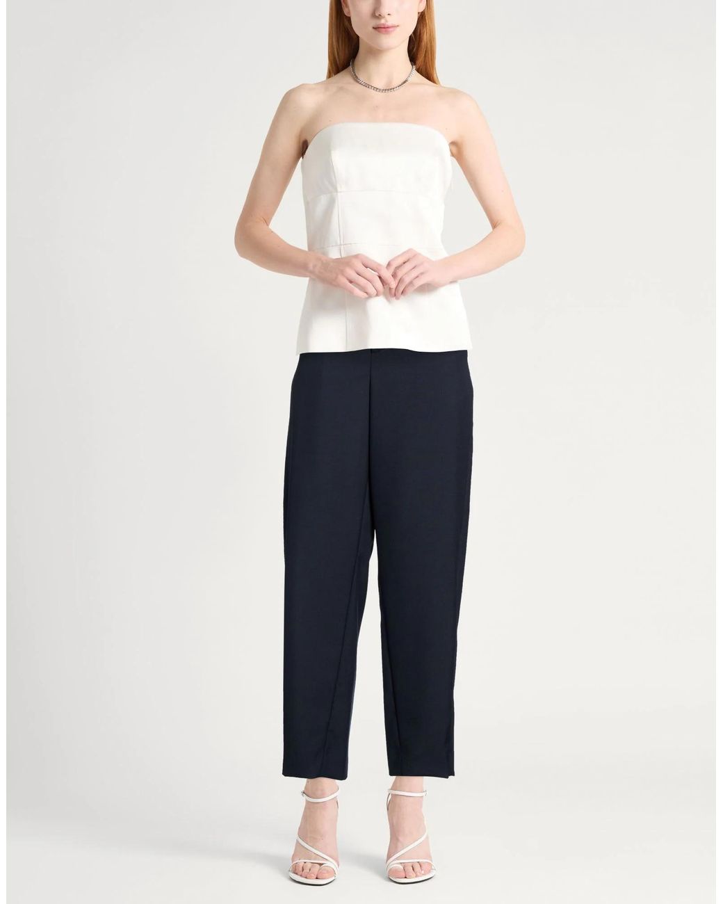 Marni Blue Slit Pocket Tapered Trousers