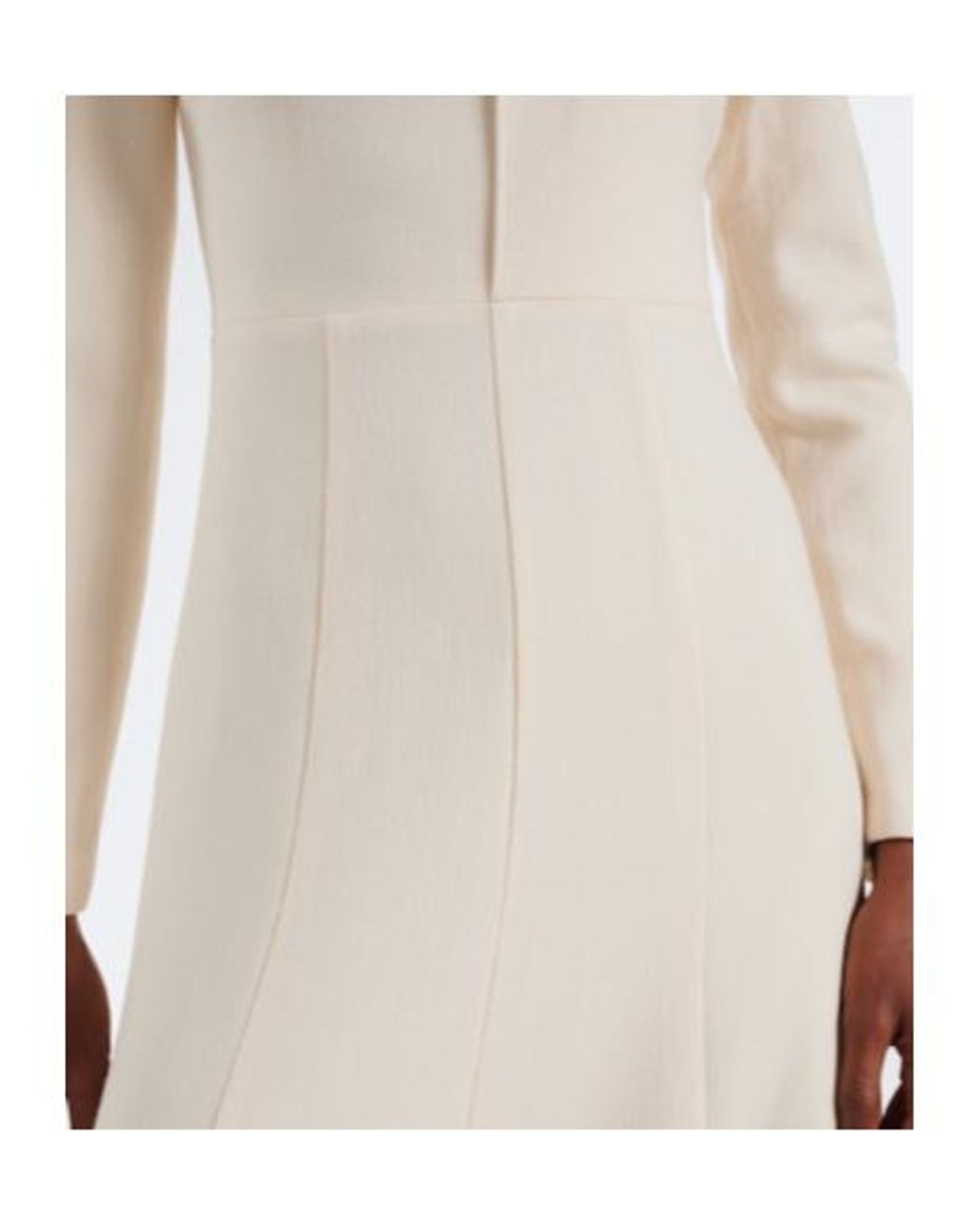 Roland Mouret White Bow-Embellished Dress