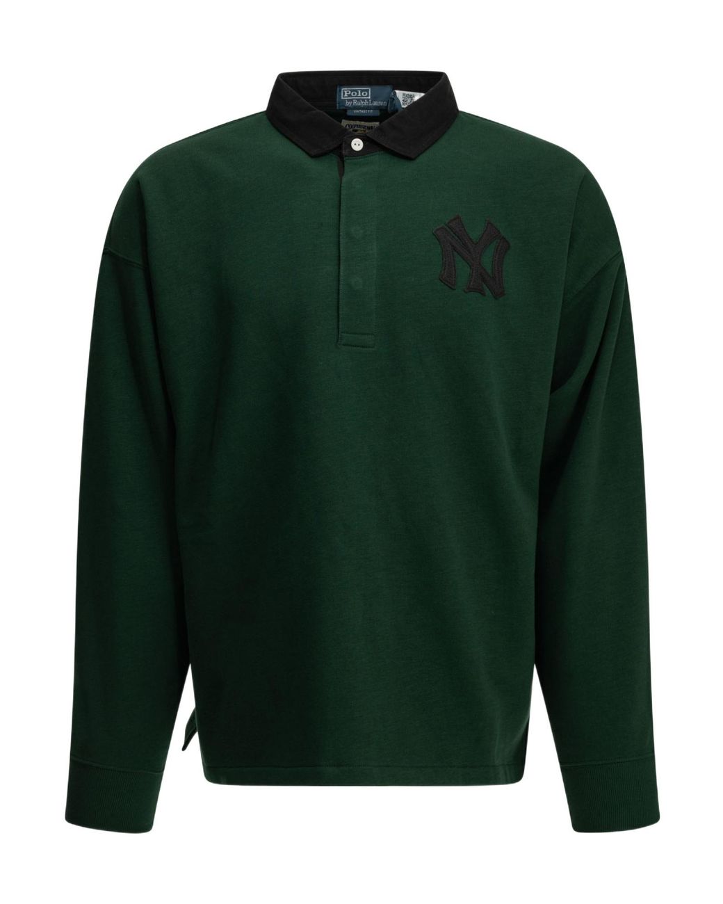Polo Ralph Lauren Green New York Yankees Long Sleeve Polo Shirt for men