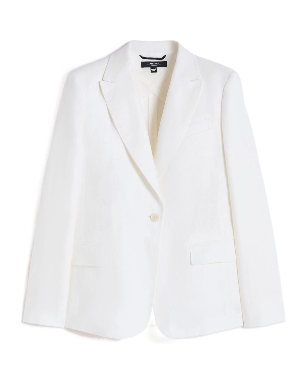 Weekend by Maxmara White Wkdnalut Single-Breasted Blazer