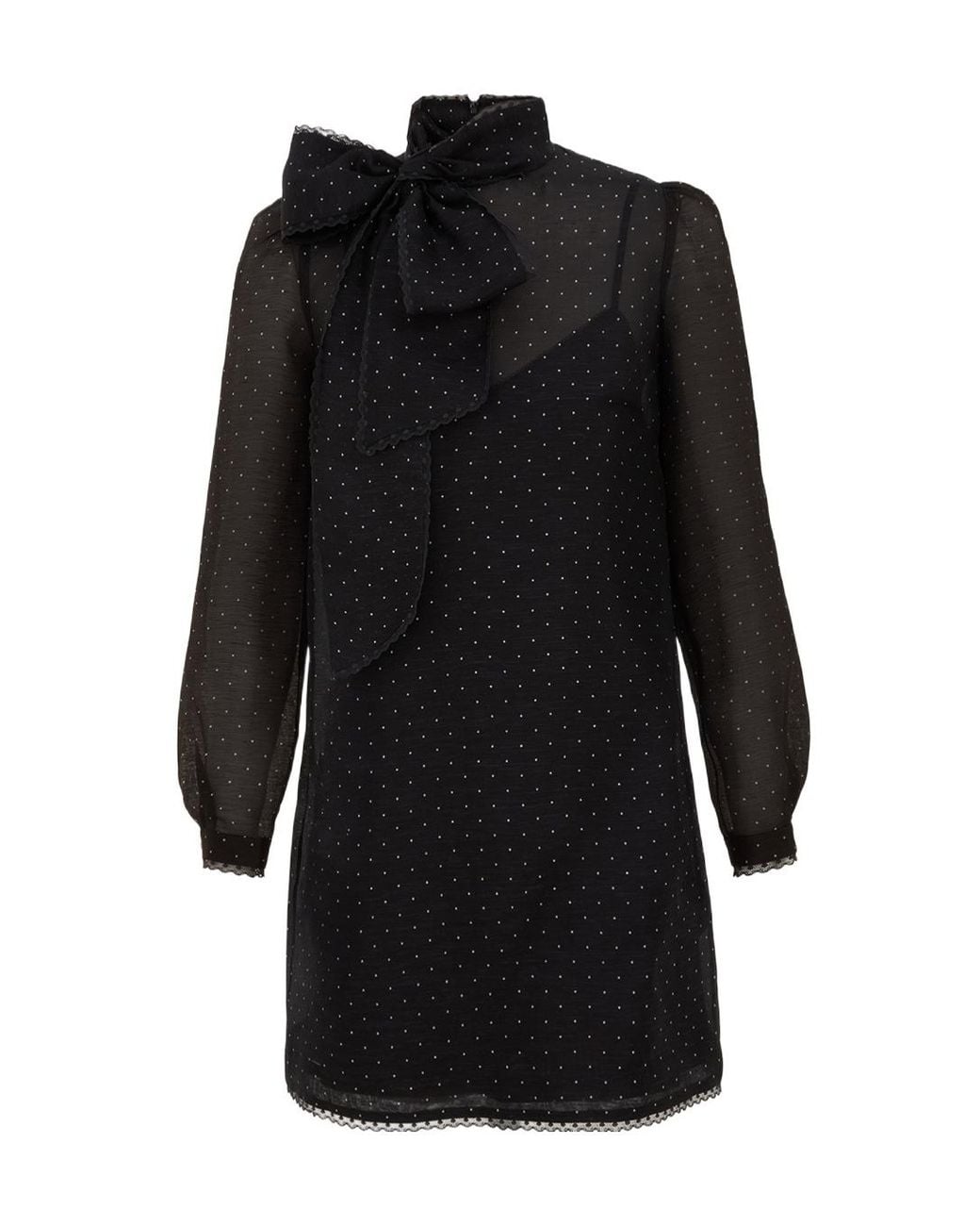 Zimmermann Black Dream Mini Dress