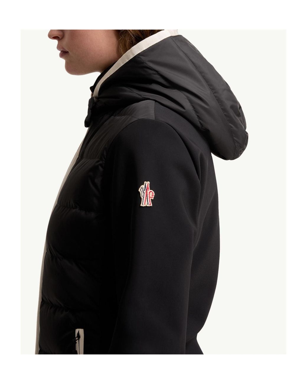 Moncler Black Grenoble Quilted Performance Hooded Jacket