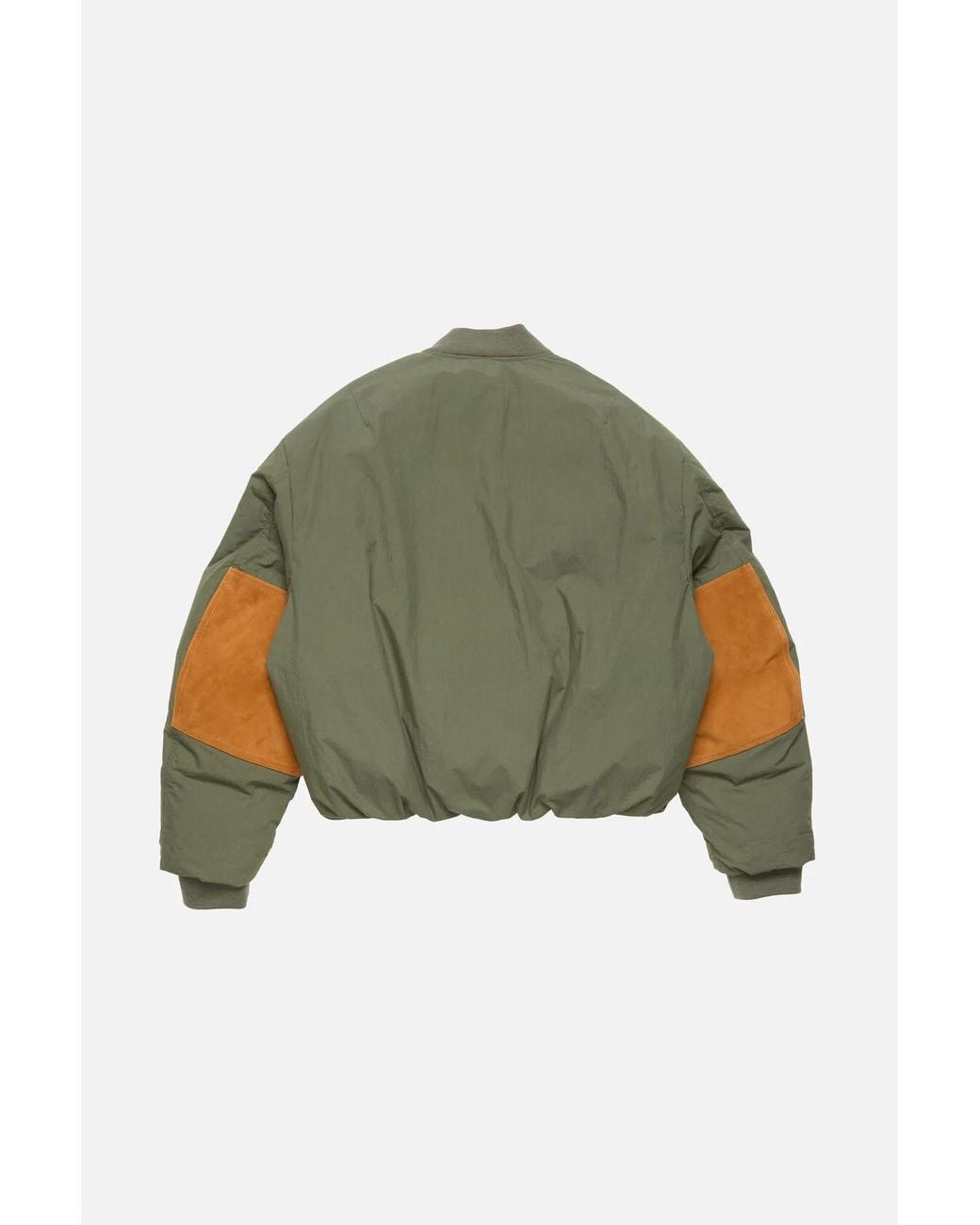 Acne Green Down Bomber Jacket for men