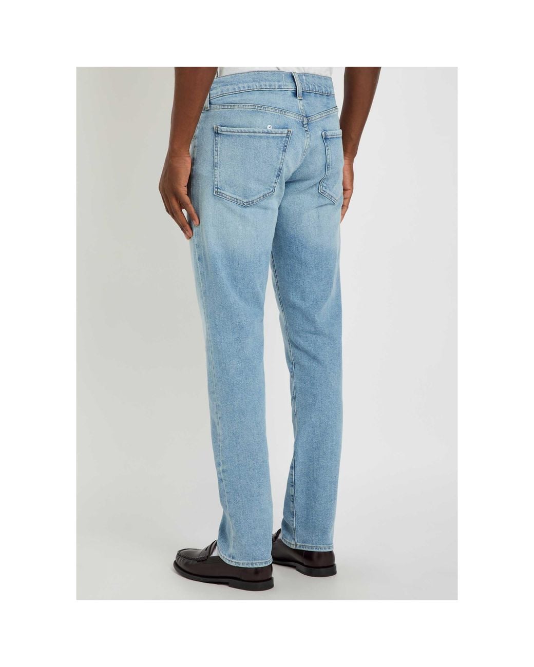 Citizens of Humanity Blue Wash-Processed Straight-Leg Jeans for men