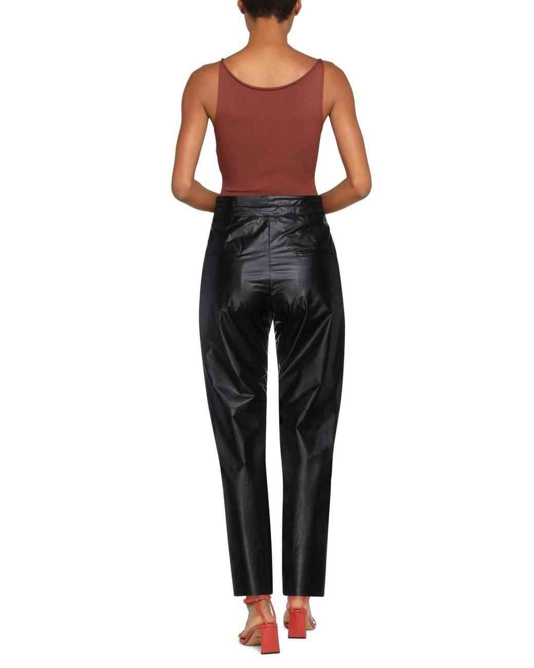 Isabel Marant Black Solid Color Plain Casual Pants